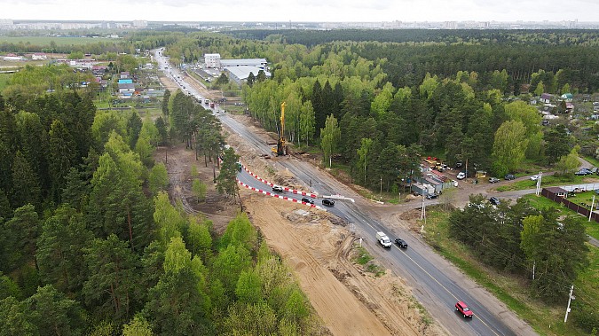 На въезде в Иваново из Кинешмы продолжается строительство путепровода через ж/д переезд фото 5