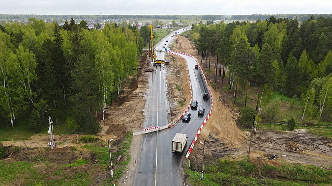 На въезде в Иваново из Кинешмы продолжается строительство путепровода через ж/д переезд фото 3