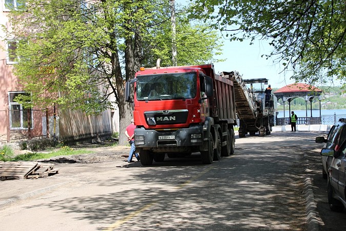Капитальный ремонт дорог Кинешмы начали с улиц им.Ленина и Крупской фото 6