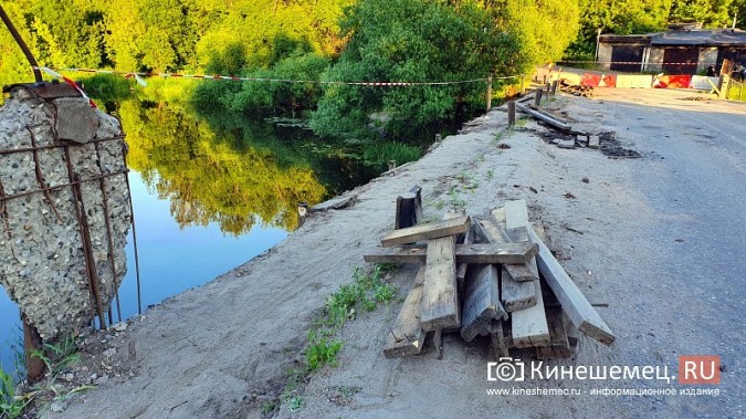 Темп работ по ремонту моста через Казоху пока не впечатляет фото 5