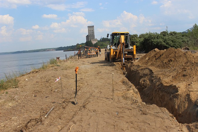 В Кинешме началось масштабное благоустройство стрелки на Волге у Никольского моста фото 2
