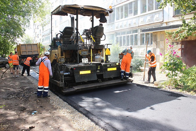 В Кинешме продолжается ремонт придомовых территорий фото 6