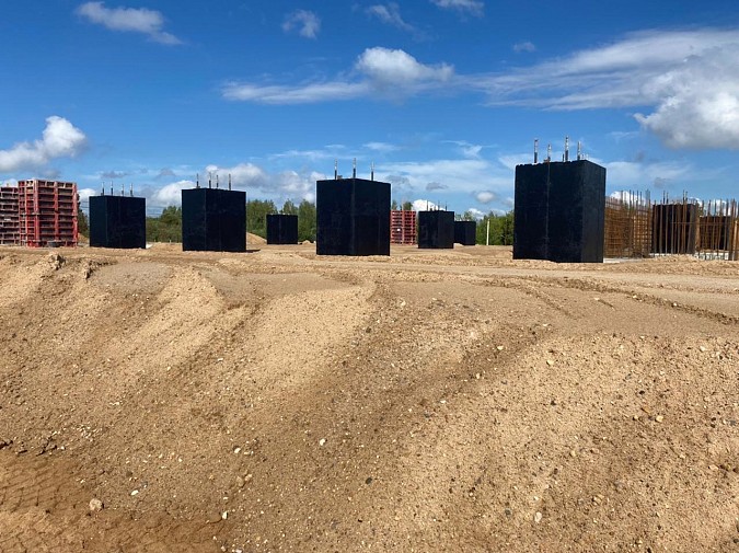 На новых очистных сооружениях Кинешмы строят административно-бытовые здания и КПП фото 9