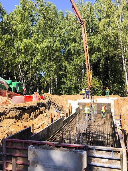 Строители путепровода на трассе Иваново – Кинешма у Горино начали установку ростверков фото 4