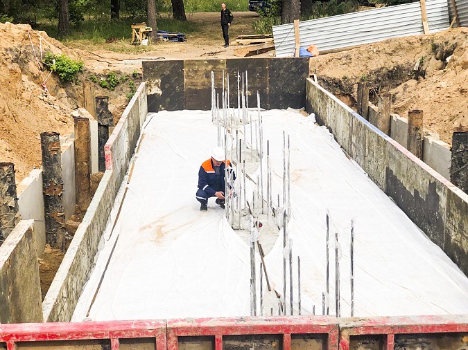 Строители путепровода на трассе Иваново – Кинешма у Горино начали установку ростверков фото 2