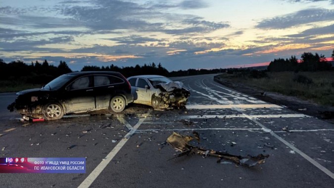 На трассе Ковров-Шуя-Кинешма столкнулись «Хонда CR-V» и «Джили МК» фото 2