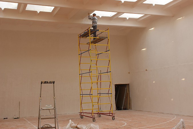 В школах Кинешмы завершается ремонт спортзалов и строительство спортплощадок фото 2