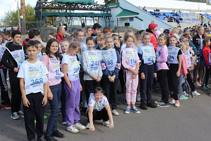 На старт «Кросса нации» в Кинешме вышли около тысячи спортсменов региона фото 29