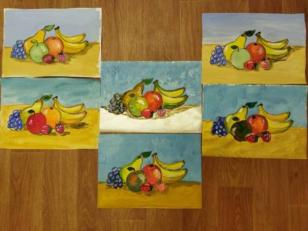 Воспитанники Кинешемского детского дома познакомились с новым жанром живописи фото 5