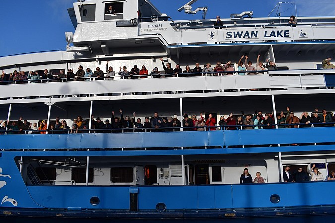 Теплоход «Лебединое озеро» завершил навигацию 2022 года в Кинешме фото 8