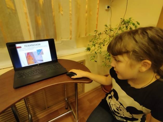 Воспитанники Кинешемского детского дома познакомились с направлением искусства «пуантилизм» фото 2