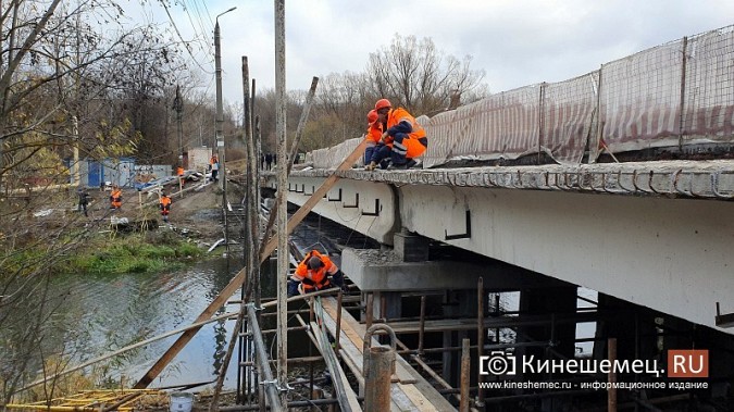 В Кинешме серьезно ускорились работы по ремонту мостов через Казоху и Томну фото 18