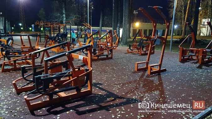 В центральном парке Кинешме восстановили освещение лыжероллерной трассы фото 9