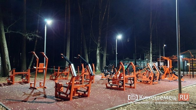 В центральном парке Кинешме восстановили освещение лыжероллерной трассы фото 8