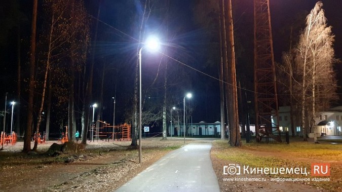 В центральном парке Кинешме восстановили освещение лыжероллерной трассы фото 7