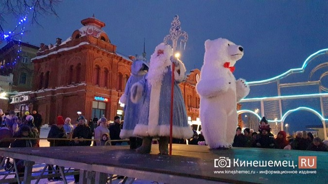 На главной новогодней ёлке Кинешмы зажгли огни фото 6