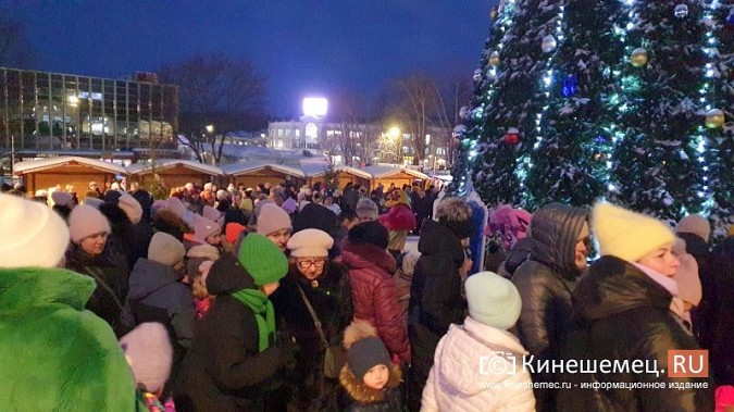 На главной новогодней ёлке Кинешмы зажгли огни фото 8