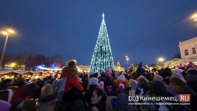 На главной новогодней ёлке Кинешмы зажгли огни фото 7