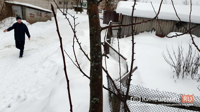 На ДХЗ «управляшка», убирая снег, сломала забор в частном доме фото 2