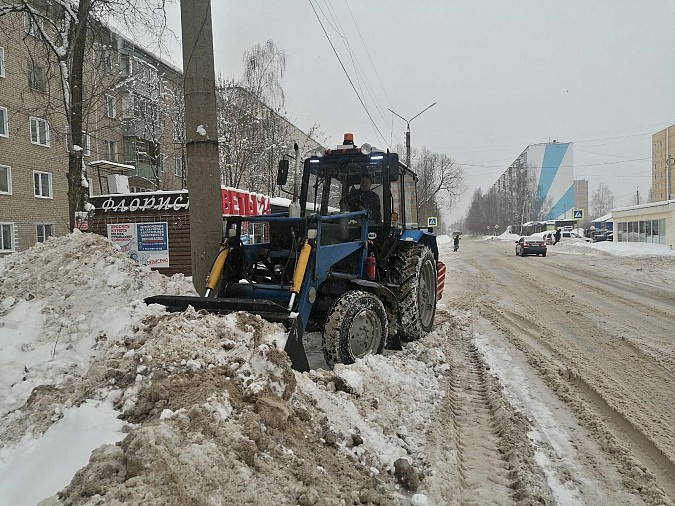 В мэрии Кинешмы рассказали, как очищают микрорайоны от снега фото 2