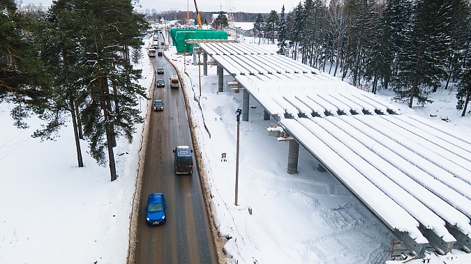 Путепровод через ж/д переезд на въезде в Иваново со стороны Кинешмы готов на 68% фото 2