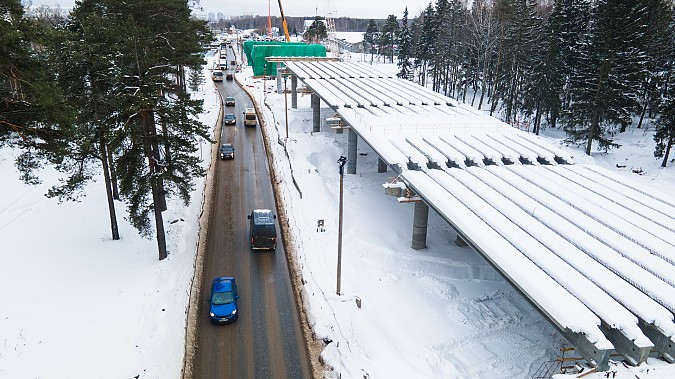 Путепровод через ж/д переезд на въезде в Иваново со стороны Кинешмы готов на 68% фото 2