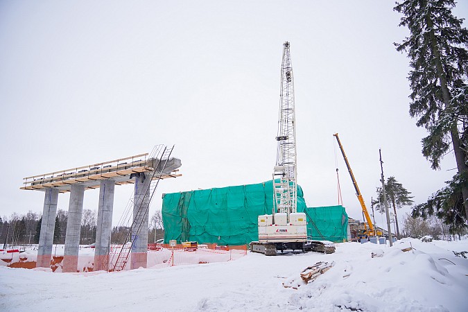 Путепровод через ж/д переезд на въезде в Иваново со стороны Кинешмы готов на 68% фото 8