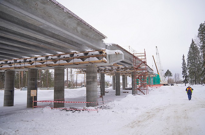 Путепровод через ж/д переезд на въезде в Иваново со стороны Кинешмы готов на 68% фото 6