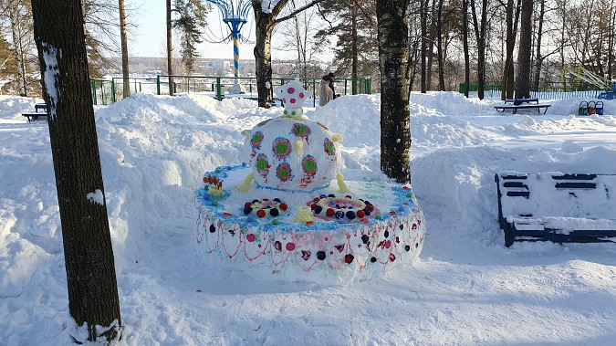 В центральном парке Кинешмы прошёл конкурс снежных фигур фото 13