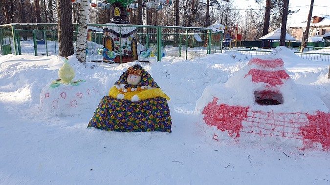 В центральном парке Кинешмы прошёл конкурс снежных фигур фото 23