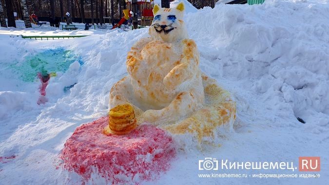 В центральном парке Кинешмы прошёл конкурс снежных фигур фото 24