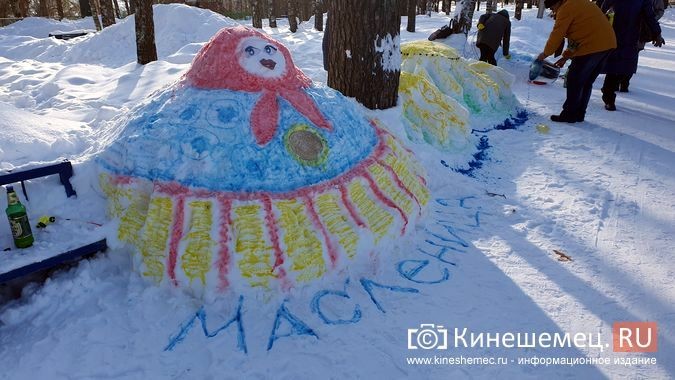 В центральном парке Кинешмы прошёл конкурс снежных фигур фото 9