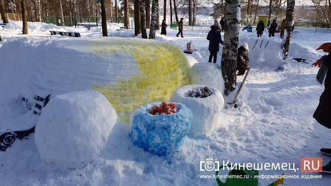 В центральном парке Кинешмы прошёл конкурс снежных фигур фото 6