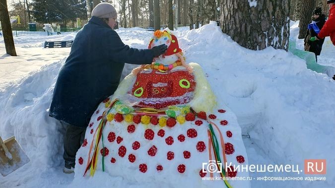 В центральном парке Кинешмы прошёл конкурс снежных фигур фото 2