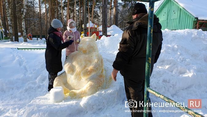 В центральном парке Кинешмы прошёл конкурс снежных фигур фото 8