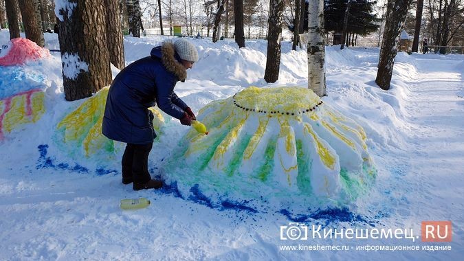 В центральном парке Кинешмы прошёл конкурс снежных фигур фото 10
