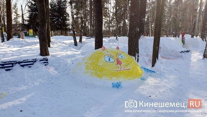 В центральном парке Кинешмы прошёл конкурс снежных фигур фото 17