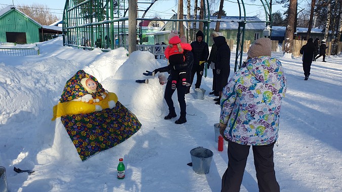В центральном парке Кинешмы прошёл конкурс снежных фигур фото 7