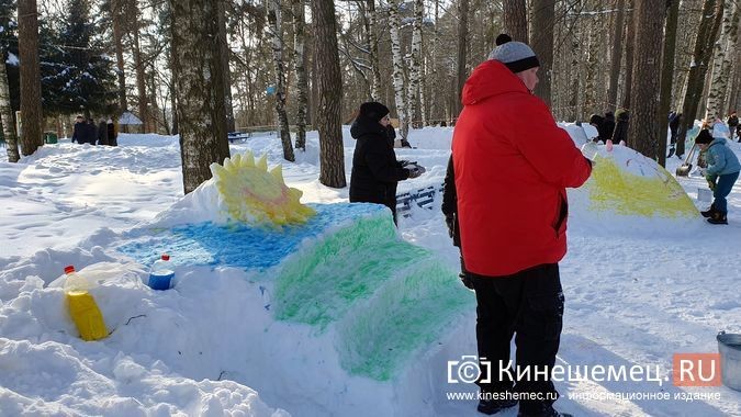 В центральном парке Кинешмы прошёл конкурс снежных фигур фото 4