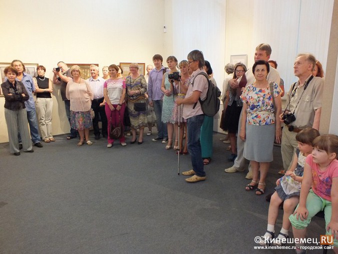 Выставка Виктора Брагинского открылась в Кинешме фото 9