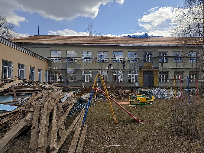 В Кинешме полным ходом идет капитальный ремонт школы-интерната фото 4