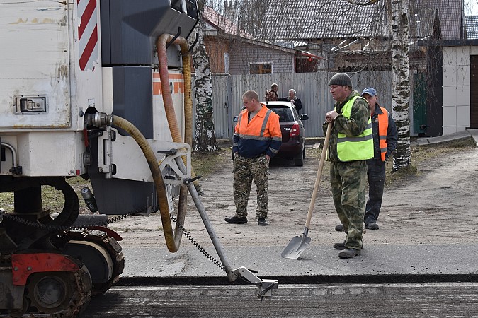 Капитальный ремонт дорог Кинешмы начали с улицы Юрьевецкой фото 8