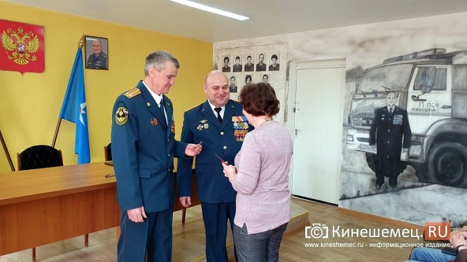 В Кинешме чествовали ветеранов советской пожарной охраны фото 4