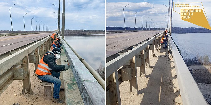 Начался ремонт моста через реку Волга в районе Кинешмы фото 2