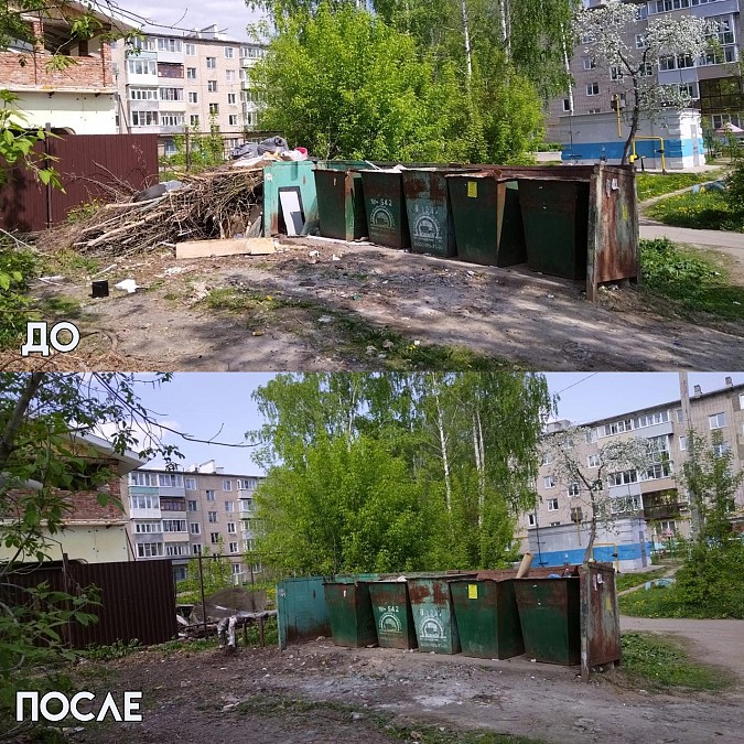 С контейнерных площадок Кинешмы вывезено еще 440 кубометров веток и мусора фото 6