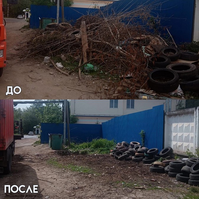 С контейнерных площадок Кинешмы вывезено еще 440 кубометров веток и мусора фото 5