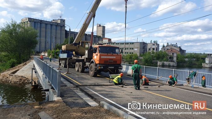 На мосту через Казоху идут финальные работы перед его открытием фото 2