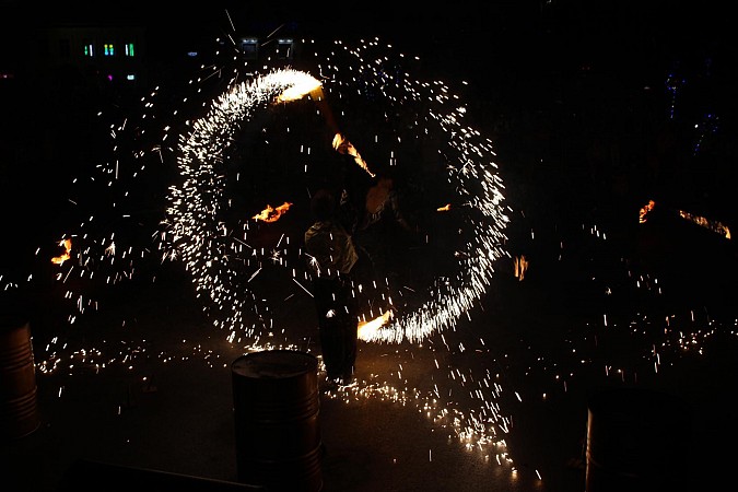 В День Кинешмы показали огненное шоу «Империя» фото 11