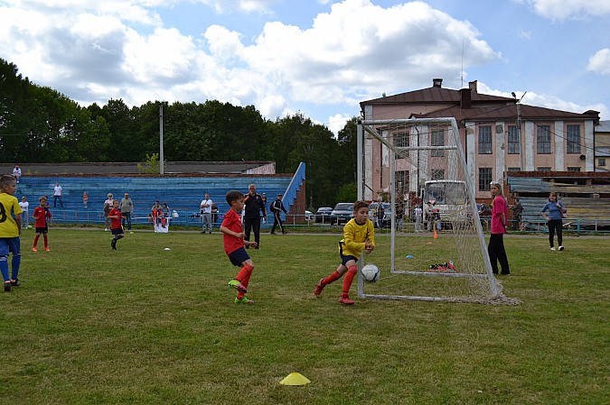 В День города на стадионе «Томна» прошел детский турнир по футболу фото 13