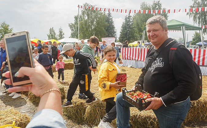 На фестивале в Подозерском Комсомольского района продали около 4 тонн клубники фото 6